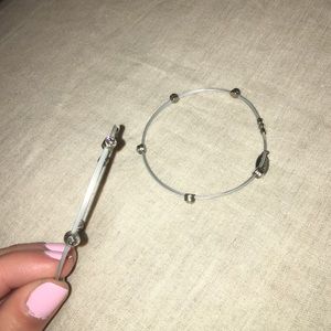 Seasonal Whispers silver bangle set